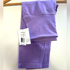 NWT BEYOND YOGA Spacedye High Waisted Pedal Pusher Legging XS Lavender Heather